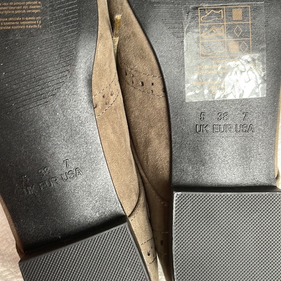 Suede Primark Oxford Flats NWOT - Picture 5 of 5